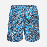 Ανδρικό μαγιό | σε μπλέ τόνους με ρετρό σχεδιασμό