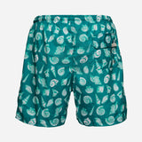 Ανδρικό μαγιό | σε πράσινη βάση με σχεδιασμό κοχύλια