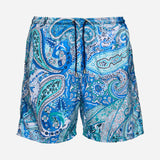 Ανδρικό μαγιό | σε μπλέ αποχρώσεις με λαχούρι σχεδιασμό