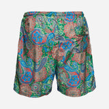 Ανδρικό μαγιό | σε γηίνους τόνους με λαχούρι σχεδιασμό