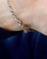 Ανδρικό βραχιόλι αλυσίδα | ασημένιο 925 με ταυτότητα