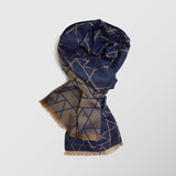 Ανδρικό Κασκόλ | δίχρωμο διπλής όψης