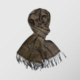 Ανδρικό Κασκόλ | σε γήινους τόνους με καρό σχέδιο