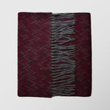 Ανδρικό Κασκόλ | σε μαύρη βάση με γκρί λεπτομέρειες