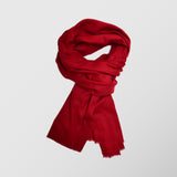 Ανδρικό Κασκόλ | μονόχρωμο σε κόκκινη απόχρωση