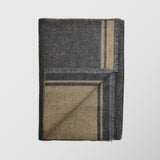 Ανδρικό Κασκόλ | διπλής όψης σε γκρί και καμηλό απόχρωση