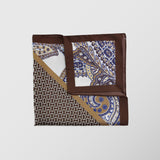 Μαντηλάκι για το πέτο | 100% μετάξι σε γηίνους τόνους