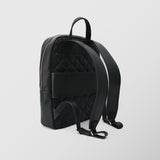 Ανδρική δερμάτινη τσάντα πλάτης | σε κυπαρισσί απόχρωση