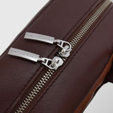 Ανδρική δερμάτινη τσάντα πλάτης | δίχρωμη σε καφέ / ταμπά απόχρωση