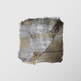 Ανδρικό Φουλάρι / Κασκόλ | με κρόσσια σε γήινους τόνους με καρό σχεδιασμό