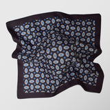 Μαντήλι για το πέτο | διπλής όψης με μαύρη βάση και μικρό ρετρό σχεδιασμό