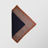 Μαντήλι για το πέτο | διπλής όψης με χάλκινη βάση και μικρό ρετρό σχεδιασμό