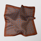 Μαντήλι για το πέτο | διπλής όψης με χάλκινη βάση και μικρό ρετρό σχεδιασμό