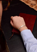 ΧΕΙΡΟΠΟΙΗΤΟ ΑΣΗΜΕΝΙΟ ΒΡΑΧΙΟΛΙ ΧΕΙΡΟΠΕΔΑ 925