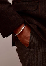 ΧΕΙΡΟΠΟΙΗΤΟ ΑΣΗΜΕΝΙΟ ΒΡΑΧΙΟΛΙ ΧΕΙΡΟΠΕΔΑ 925 ΜΕ ΜΙΝΙΜΑΛ ΣΧΕΔΙΑΣΜΟ