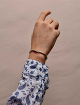 ΧΕΙΡΟΠΟΙΗΤΟ ΑΣΗΜΕΝΙΟ ΒΡΑΧΙΟΛΙ ΧΕΙΡΟΠΕΔΑ 925 ΠΛΕΞΟΥΔΑ