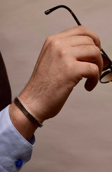 ΧΕΙΡΟΠΟΙΗΤΟ ΑΣΗΜΕΝΙΟ ΒΡΑΧΙΟΛΙ ΧΕΙΡΟΠΕΔΑ 925 ΜΕ ΣΚΑΛΙΣΤΟ ΣΧΕΔΙΣΜΟ