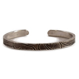 ΧΕΙΡΟΠΟΙΗΤΟ ΑΣΗΜΕΝΙΟ ΒΡΑΧΙΟΛΙ ΧΕΙΡΟΠΕΔΑ 925 ΜΕ ΣΚΑΛΙΣΤΟ ΣΧΕΔΙΣΜΟ