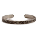 ΧΕΙΡΟΠΟΙΗΤΟ ΑΣΗΜΕΝΙΟ ΒΡΑΧΙΟΛΙ ΧΕΙΡΟΠΕΔΑ 925 ΜΕ ΣΚΑΛΙΣΤΟ ΣΧΕΔΙΑΣΜΟ