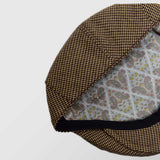 Καπέλο Τραγιάσκα | σε μόκα/μπέζ αποχρώσεις με πιέ ντε πούλ σχεδιασμό