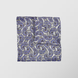 Φαρδιά γραβάτα | σε μπέζ βάση με λαχούρι σετ με μαντηλάκι