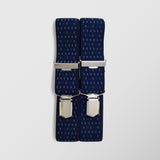 Ανδρικές τιράντες | σε μπλέ απόχρωση με μικρό σχεδιασμό