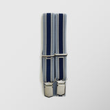 Ανδρικές τιράντες | σε γκρι / σιέλ απόχρωση με μπλέ κάθετο ριγέ σχεδιασμό