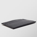 Πορτοφόλι | card holder μονόχρωμο μαύρο δερμάτινο