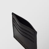 Πορτοφόλι | card holder δερμάτινο μονόχρωμο σε μαύρη απόχρωση