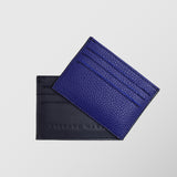 Πορτοφόλι | card holder δερμάτινο δίχρωμο σε μπλέ και μπλέ ρουά απόχρωση