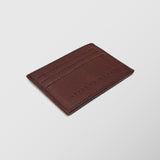 Πορτοφόλι | card holder δερμάτινο σε σκούρα καφέ απόχρωση