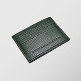 Πορτοφόλι | card holder δερμάτινο σε κυπαρισσί απόχρωση