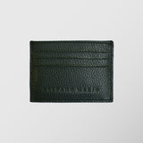 Πορτοφόλι | card holder δερμάτινο σε κυπαρισσί απόχρωση