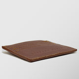 Πορτοφόλι | card holder δερμάτινο μονόχρωμο σε ταμπά απόχρωση