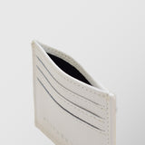 Πορτοφόλι | card holder δερμάτινο μονόχρωμο σε λευκή απόχρωση