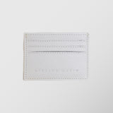 Πορτοφόλι | card holder δερμάτινο μονόχρωμο σε λευκή απόχρωση