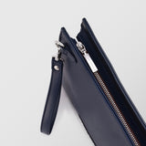 Quadrata | τσάντα χειρός σε μπλέ απόχρωση