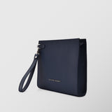 Quadrata | τσάντα χειρός σε μπλέ απόχρωση