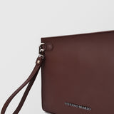 Quadrata | τσάντα χειρός σε καφέ απόχρωση