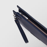 Quadrata | τσάντα χειρός σε μπλέ απόχρωση