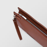 Quadrata | τσάντα χειρός σε ταμπά απόχρωση