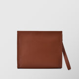 Quadrata | τσάντα χειρός σε ταμπά απόχρωση