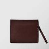 Quadrata | τσάντα χειρός σε καφέ απόχρωση