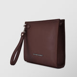 Quadrata | τσάντα χειρός σε καφέ απόχρωση