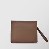 Quadrata | τσάντα χειρός σε απόχρωση tabacco