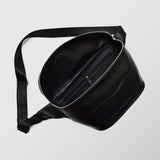 Ανδρική τσάντα χιαστί | σε μαύρη απόχρωση “Pectus”