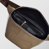 Ανδρική τσάντα χιαστί | σε γκρι έλεφαντ απόχρωση "Pectus"