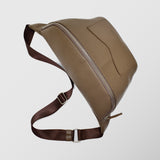 Ανδρική τσάντα χιαστί | σε γκρι έλεφαντ απόχρωση "Pectus"