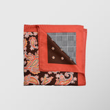 Μαντήλι για το πέτο | μεταξωτό σε γήινους τόνους με τέσσερις διαφορετικούς σχεδιασμούς