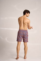 Ανδρικό μαγιό | σε μπλε και χάλκινη απόχρωση